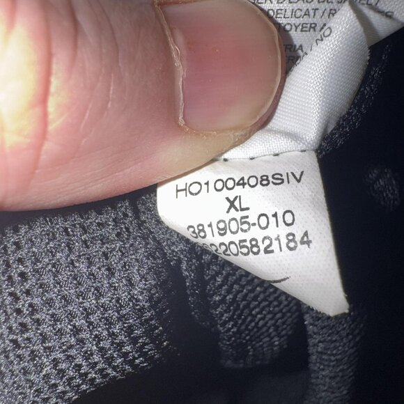 Nike Jacket Mens XL Black Colorblock Full Zip Running Windbreaker 381905-010 - Picture 7 of 10